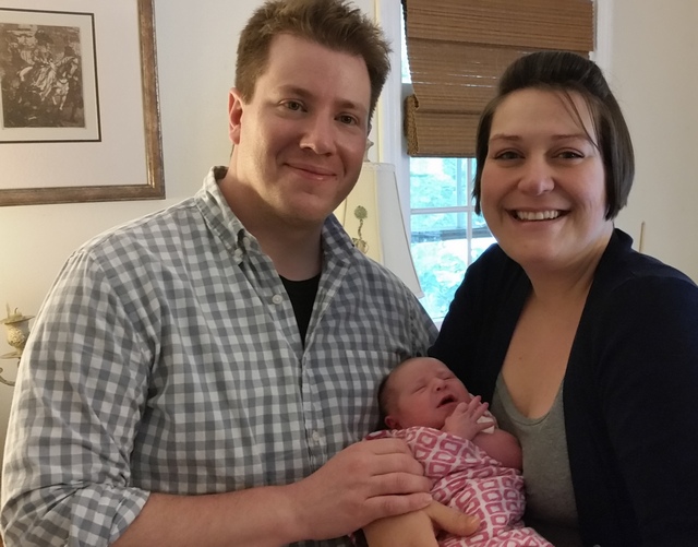 Baby Riley birthed with certified doula Laura