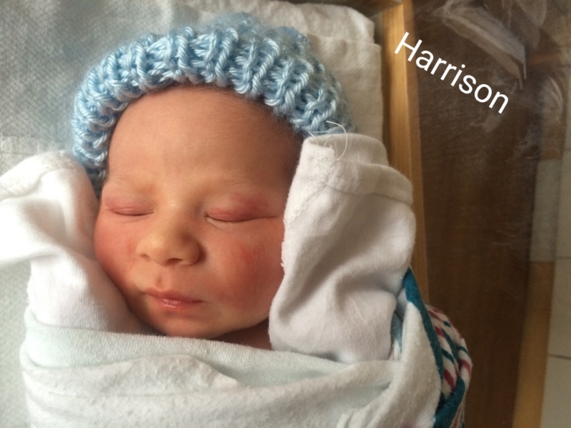 Baby Harrison birthed with certified doula Laura