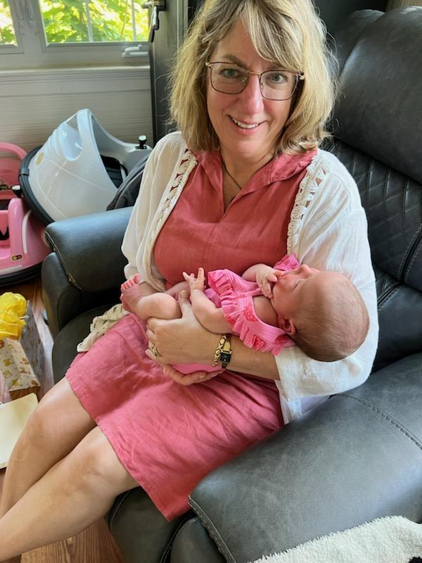 Doula Laura on postpartum visit